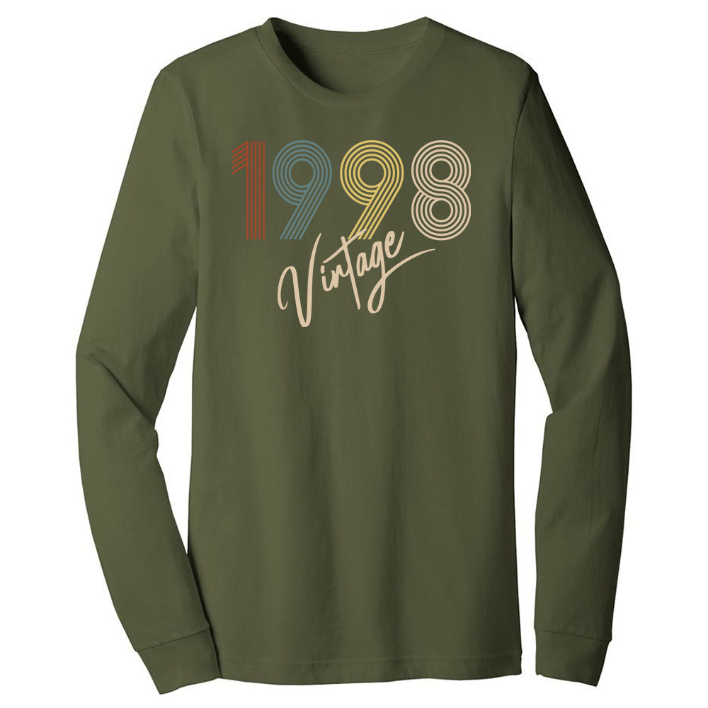 Limited Vintage 1998 Birthday Long Sleeve T-Shirt Limited Vintage 1998 Birthday Long Sleeve T-Shirt