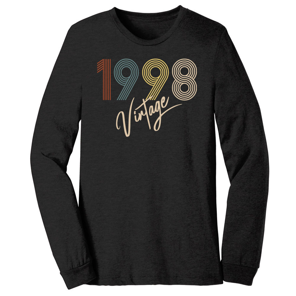 Limited Vintage 1998 Birthday Long Sleeve T-Shirt Limited Vintage 1998 Birthday Long Sleeve T-Shirt