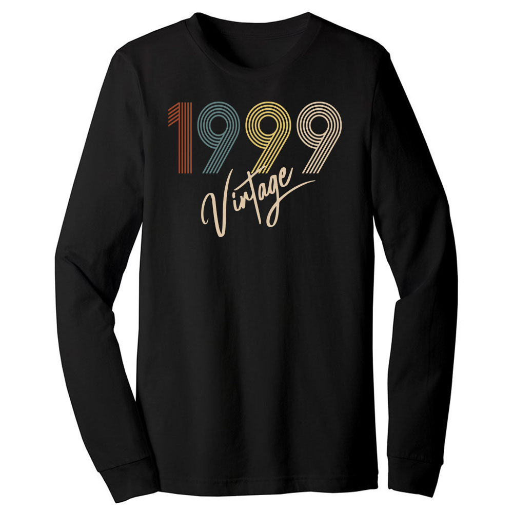Limited Vintage 1999 Birthday Long Sleeve T-Shirt Limited Vintage 1999 Birthday Long Sleeve T-Shirt
