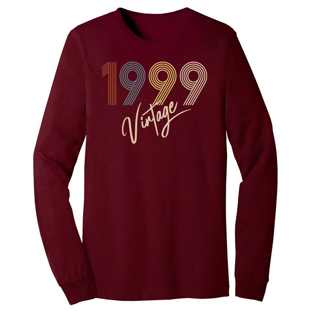 Limited Vintage 1999 Birthday Long Sleeve T-Shirt Limited Vintage 1999 Birthday Long Sleeve T-Shirt