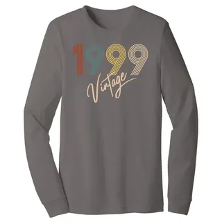 Limited Vintage 1999 Birthday Long Sleeve T-Shirt – alternate