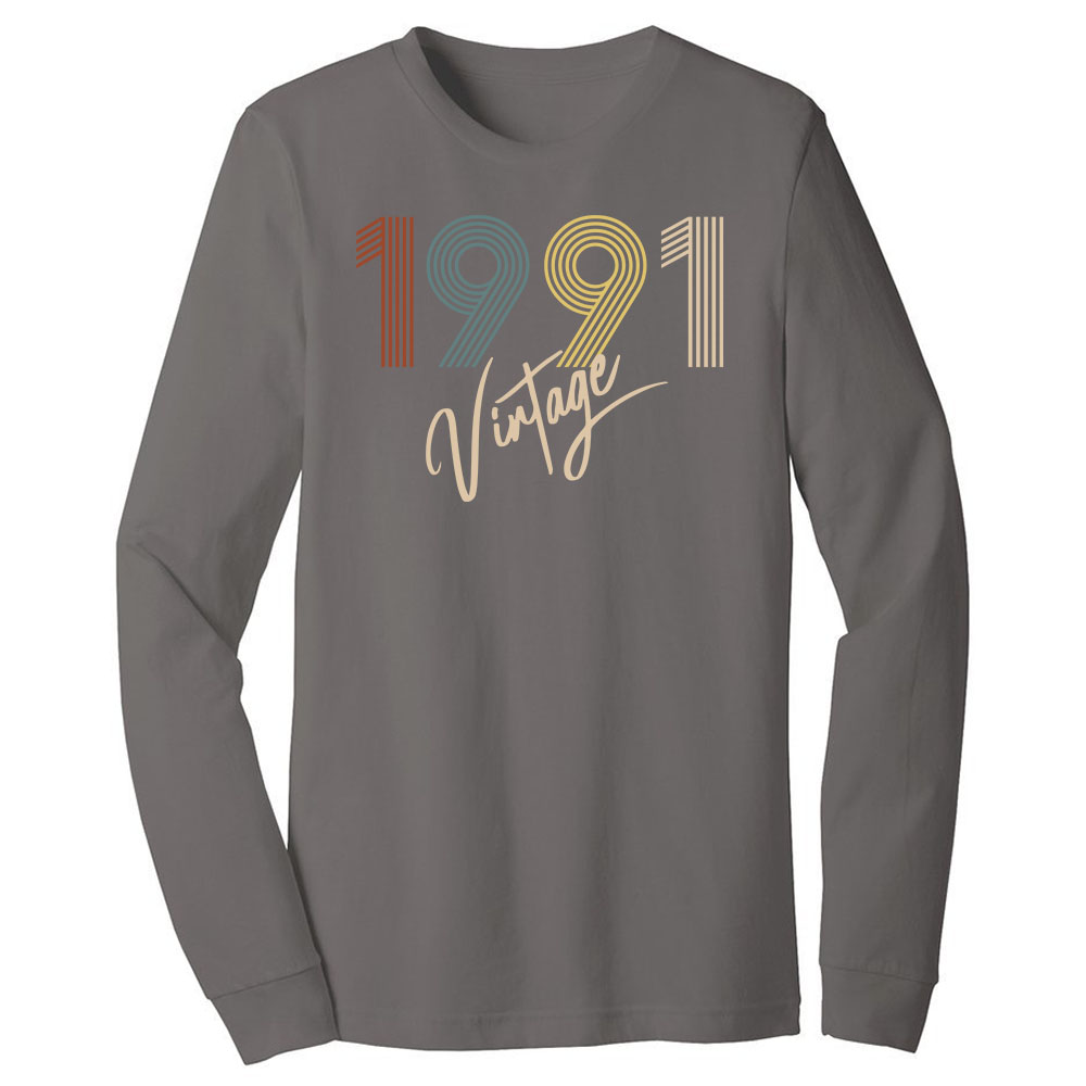 Limited Vintage 1991 Birthday Long Sleeve T-Shirt