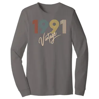 Limited Vintage 1991 Birthday Long Sleeve T-Shirt – alternate
