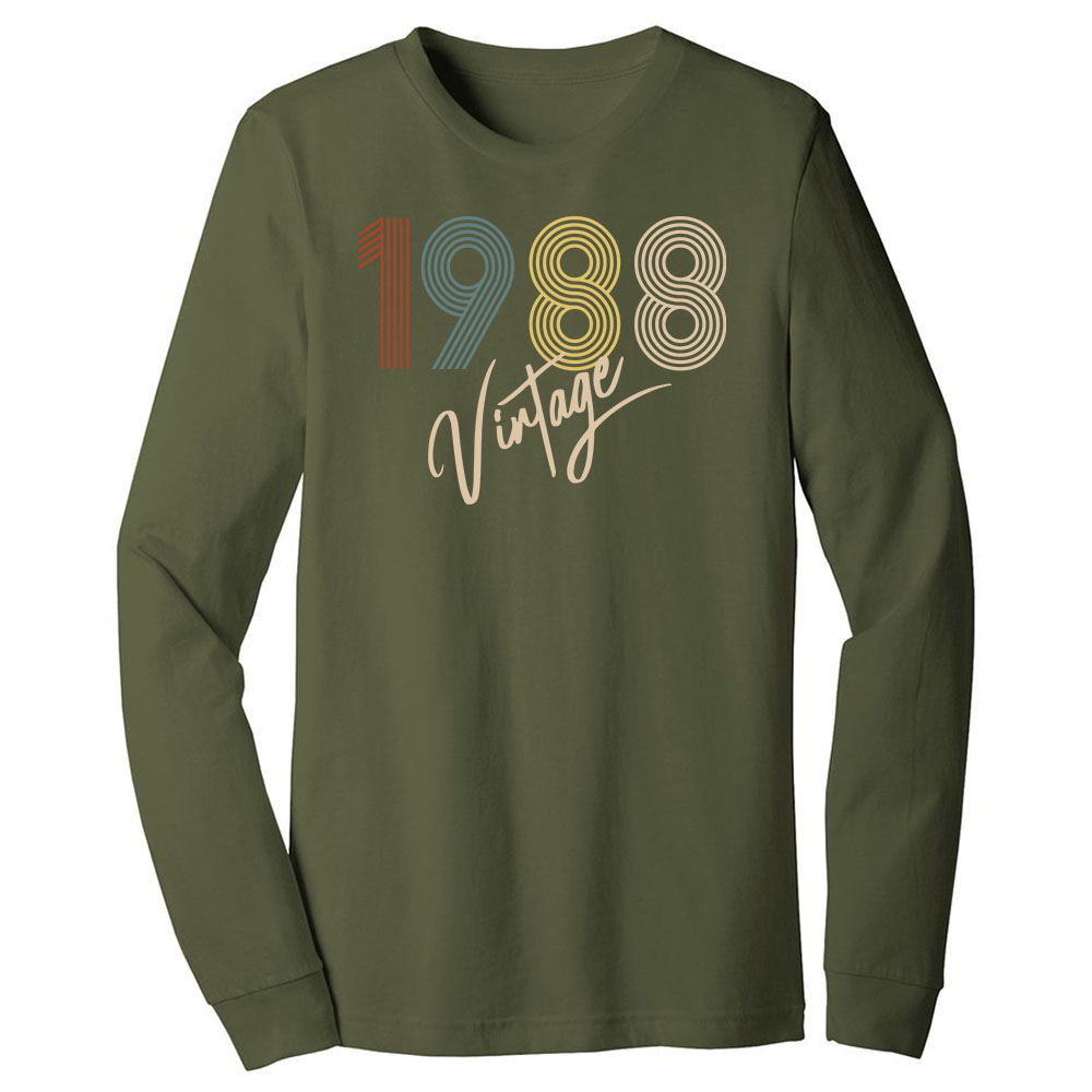 Limited Vintage 1988 Birthday Long Sleeve T-Shirt