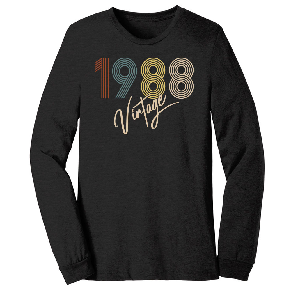 Limited Vintage 1988 Birthday Long Sleeve T-Shirt