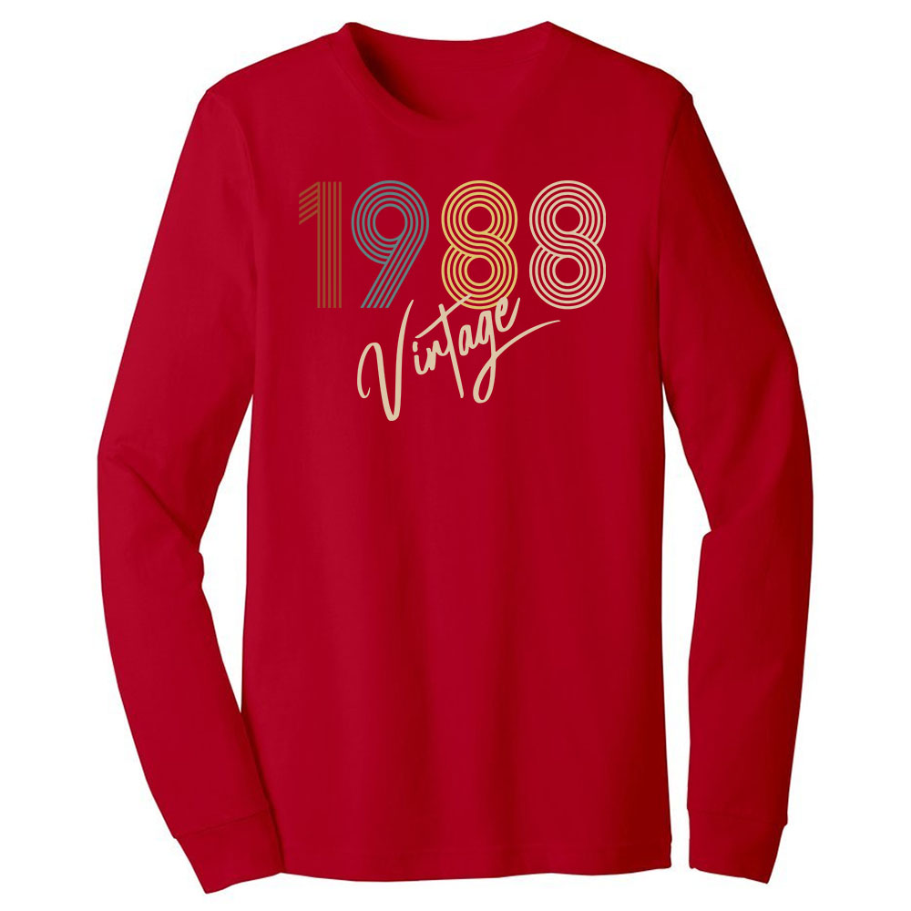 Limited Vintage 1988 Birthday Long Sleeve T-Shirt