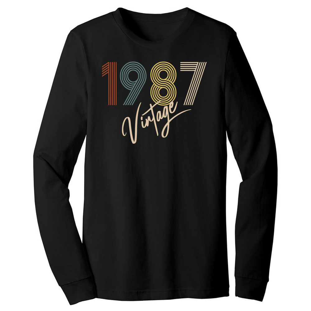 Limited Vintage 1987 Birthday Long Sleeve T-Shirt