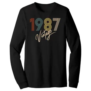 Limited Vintage 1987 Birthday Long Sleeve T-Shirt