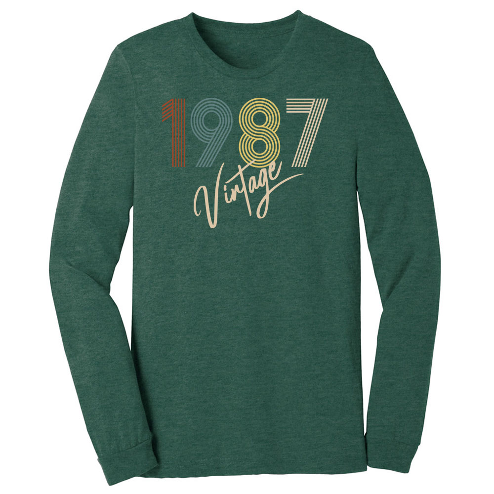 Limited Vintage 1987 Birthday Long Sleeve T-Shirt
