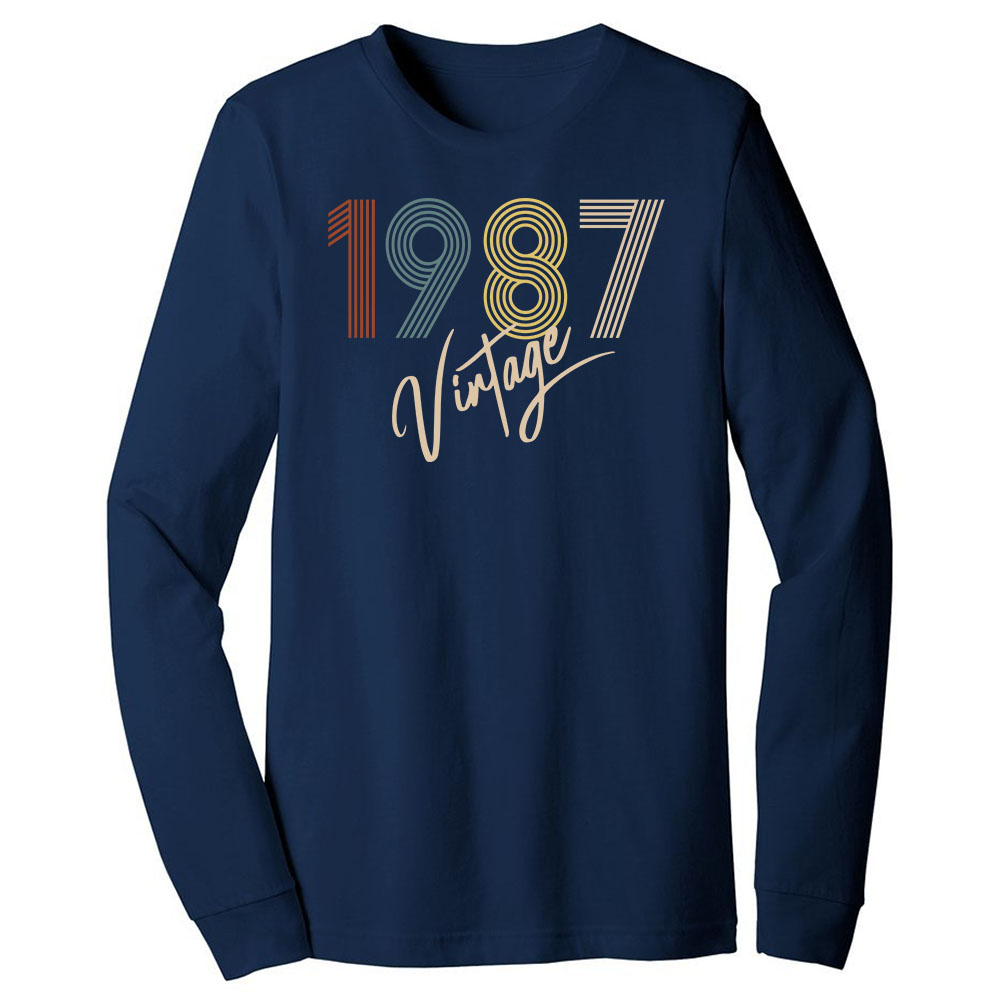 Limited Vintage 1987 Birthday Long Sleeve T-Shirt