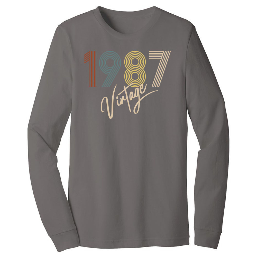 Limited Vintage 1987 Birthday Long Sleeve T-Shirt