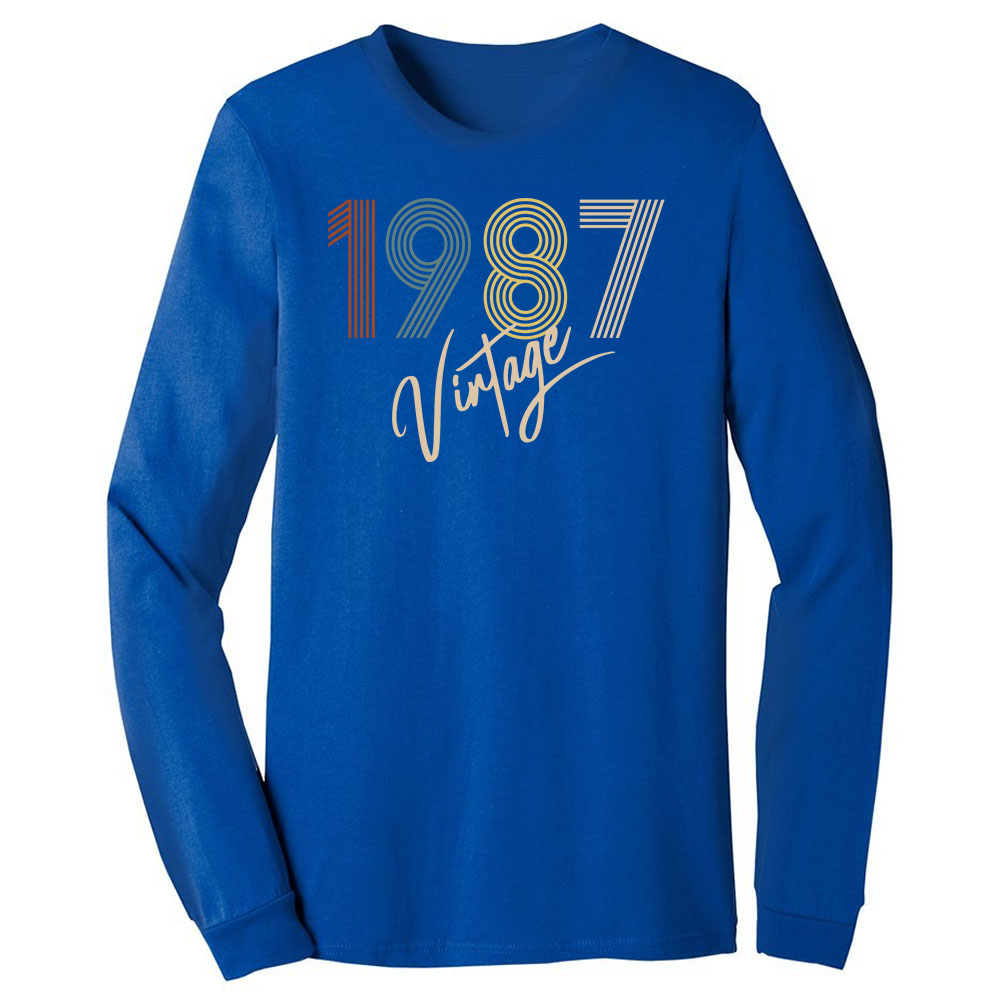 Limited Vintage 1987 Birthday Long Sleeve T-Shirt