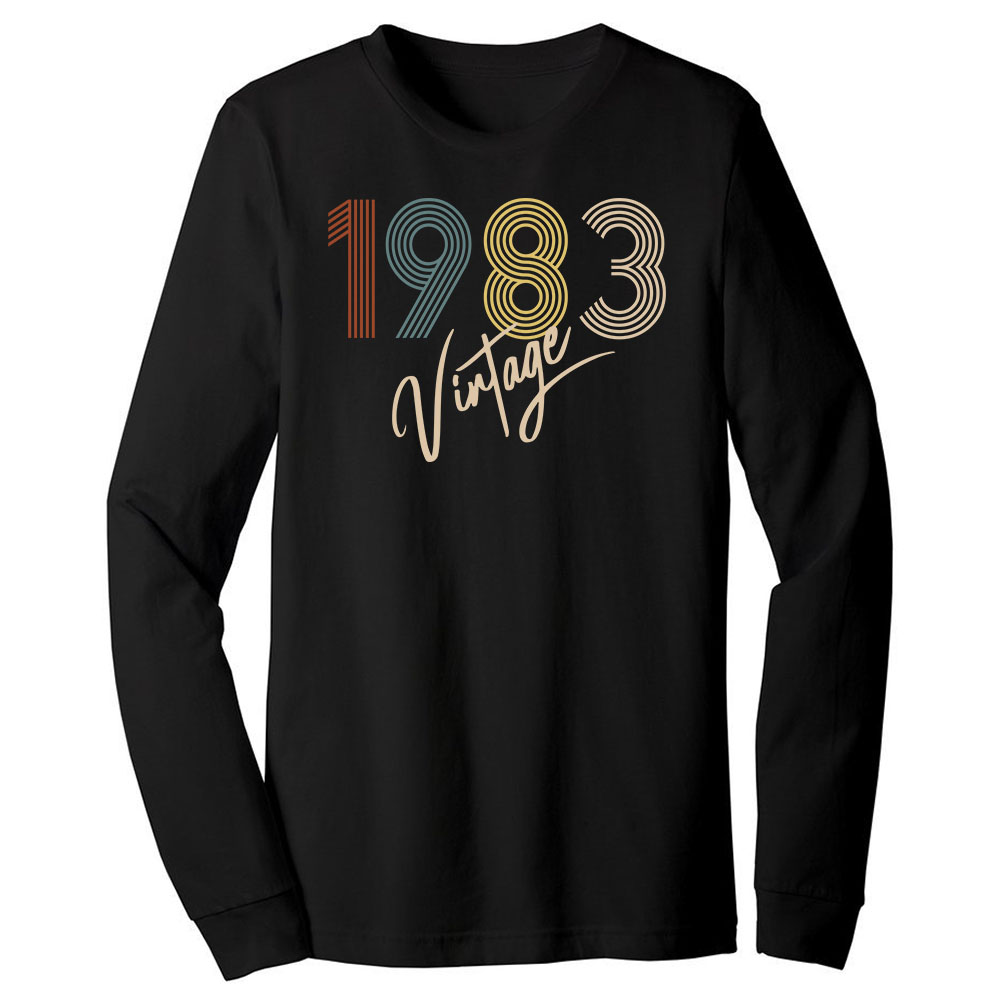 Limited Vintage 1983 Birthday Long Sleeve T-Shirt