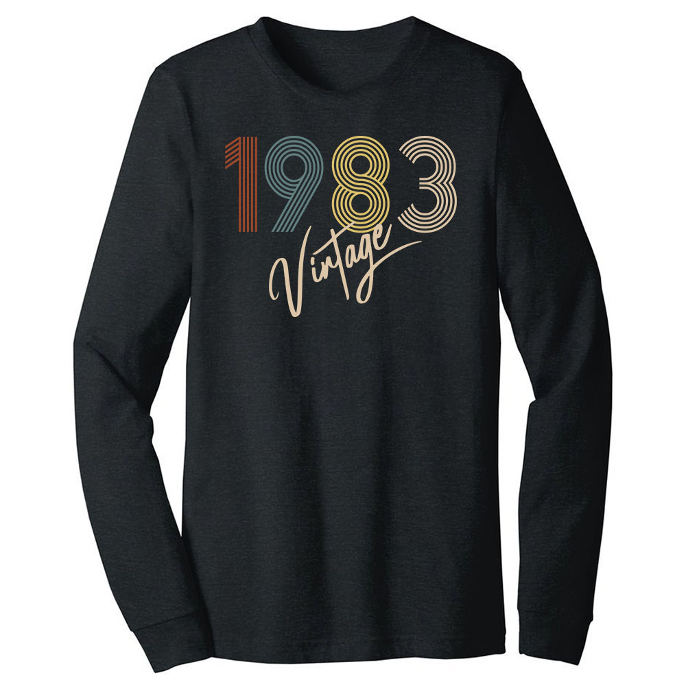 Limited Vintage 1983 Birthday Long Sleeve T-Shirt