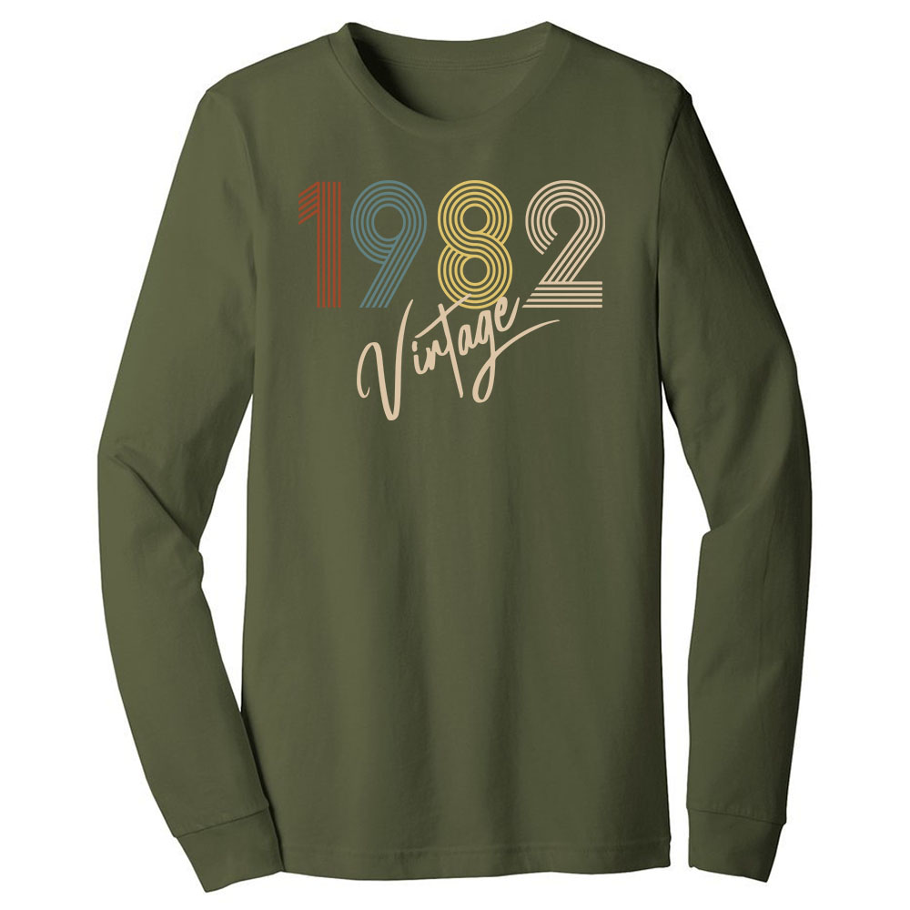 Limited Vintage 1982 Birthday Long Sleeve T-Shirt