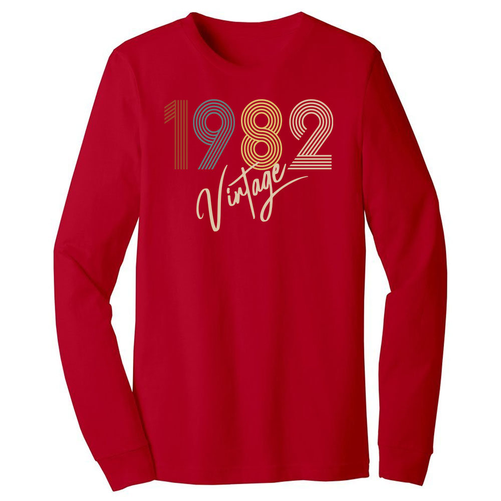 Limited Vintage 1982 Birthday Long Sleeve T-Shirt