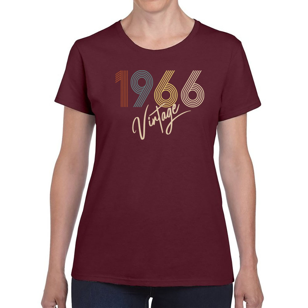 Limited Vintage 1966 Women's Birthday T-Shirt Limited Vintage 1966 Women's Birthday T-Shirt