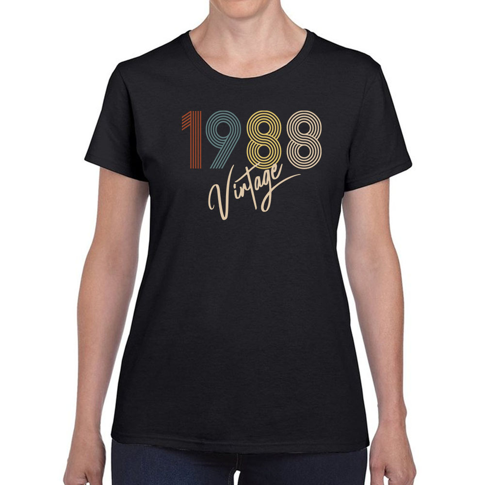 Limited Vintage 1988 Women's Birthday T-Shirt