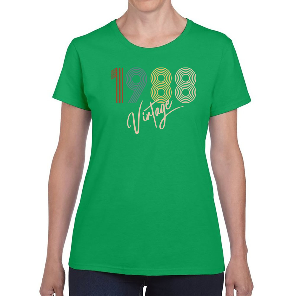 Limited Vintage 1988 Women's Birthday T-Shirt