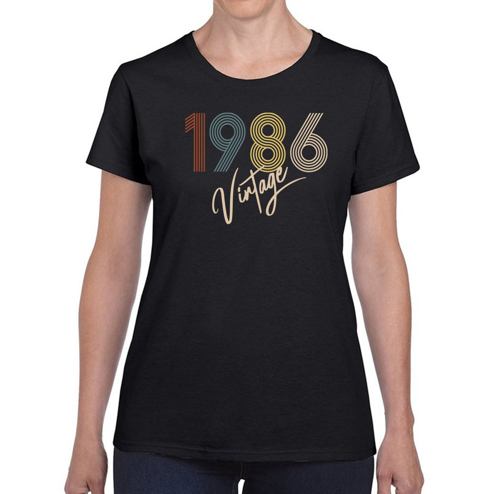 Limited Vintage 1986 Women's Birthday T-Shirt Limited Vintage 1986 Women's Birthday T-Shirt