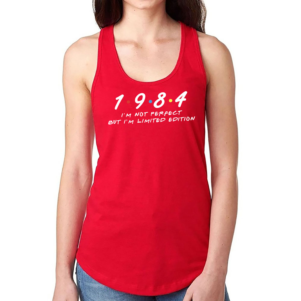 Not Perfect But Limited 1984 Women's Racerback Tank