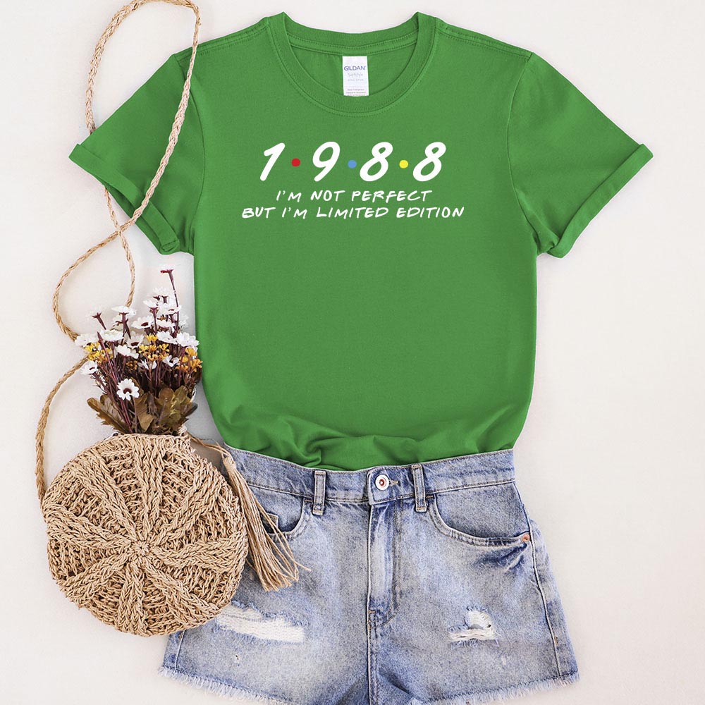 Not Perfect But Limited Edition 1988 Unique Birthday T-Shirt