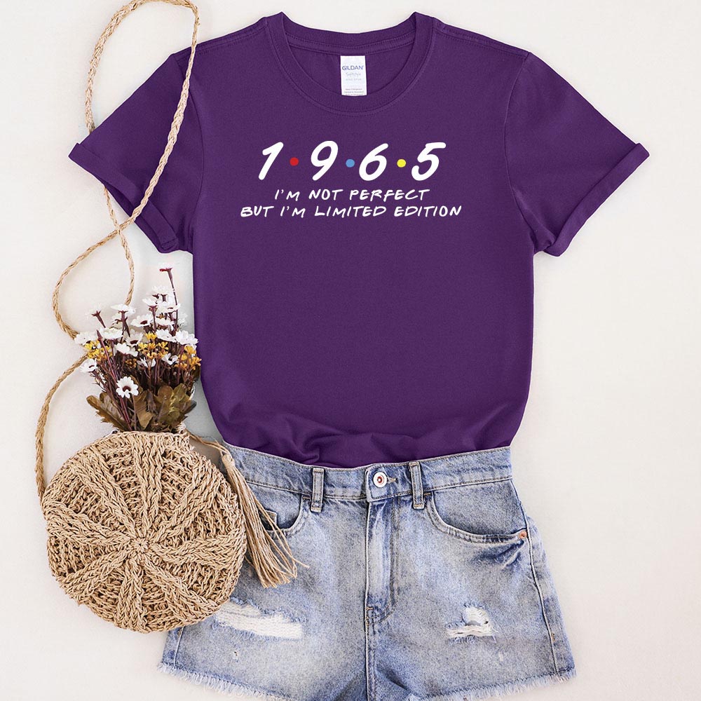 Not Perfect But Limited Edition 1965 Unique Birthday T-Shirt