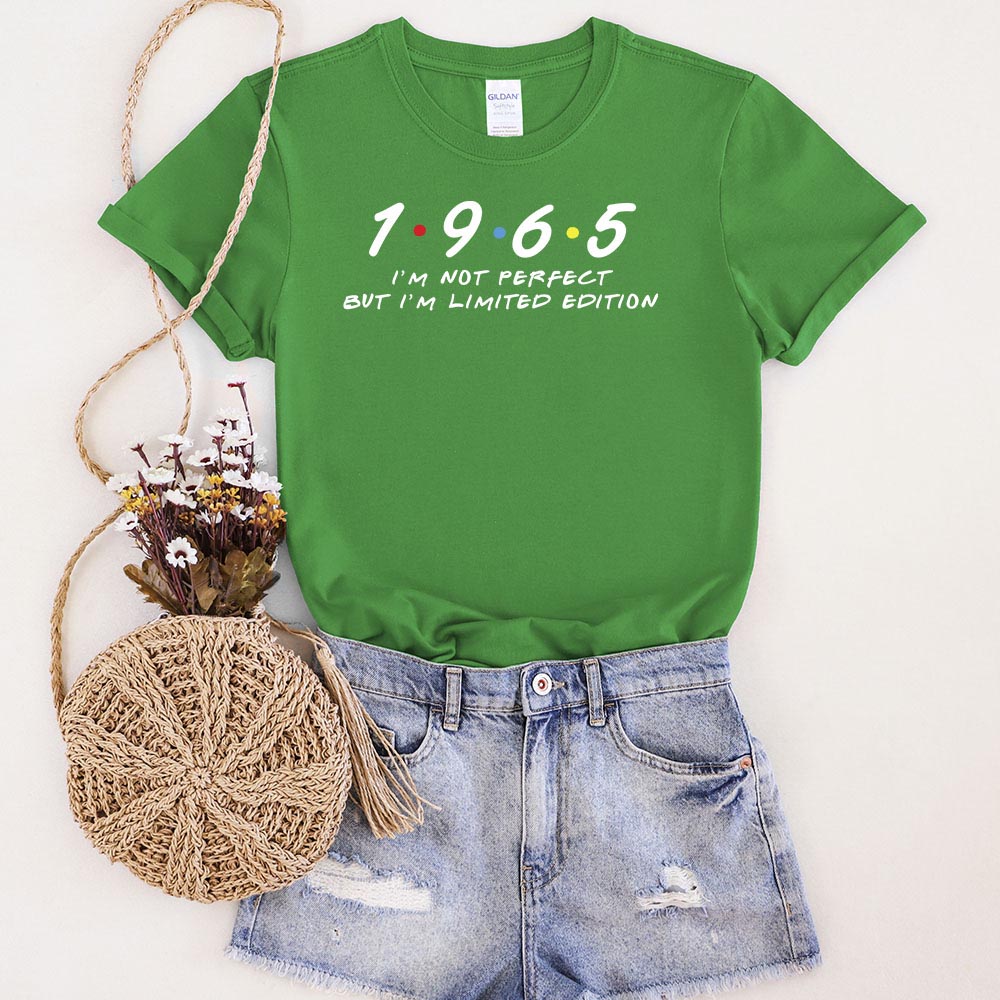 Not Perfect But Limited Edition 1965 Unique Birthday T-Shirt