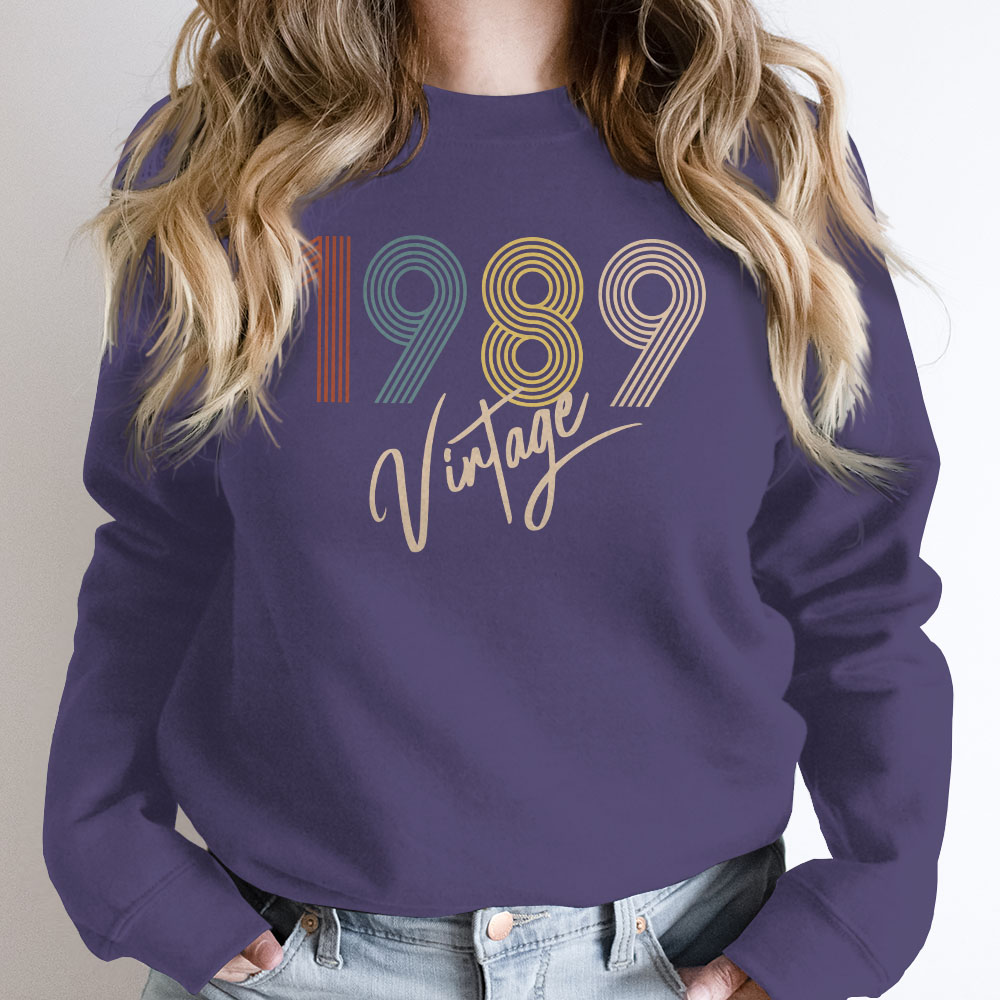 Limited Vintage 1989 Birthday Sweatshirt Limited Vintage 1989 Birthday Sweatshirt