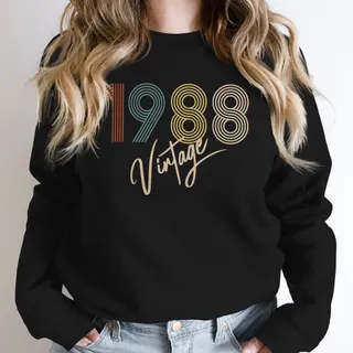 Limited Vintage 1988 Birthday Sweatshirt