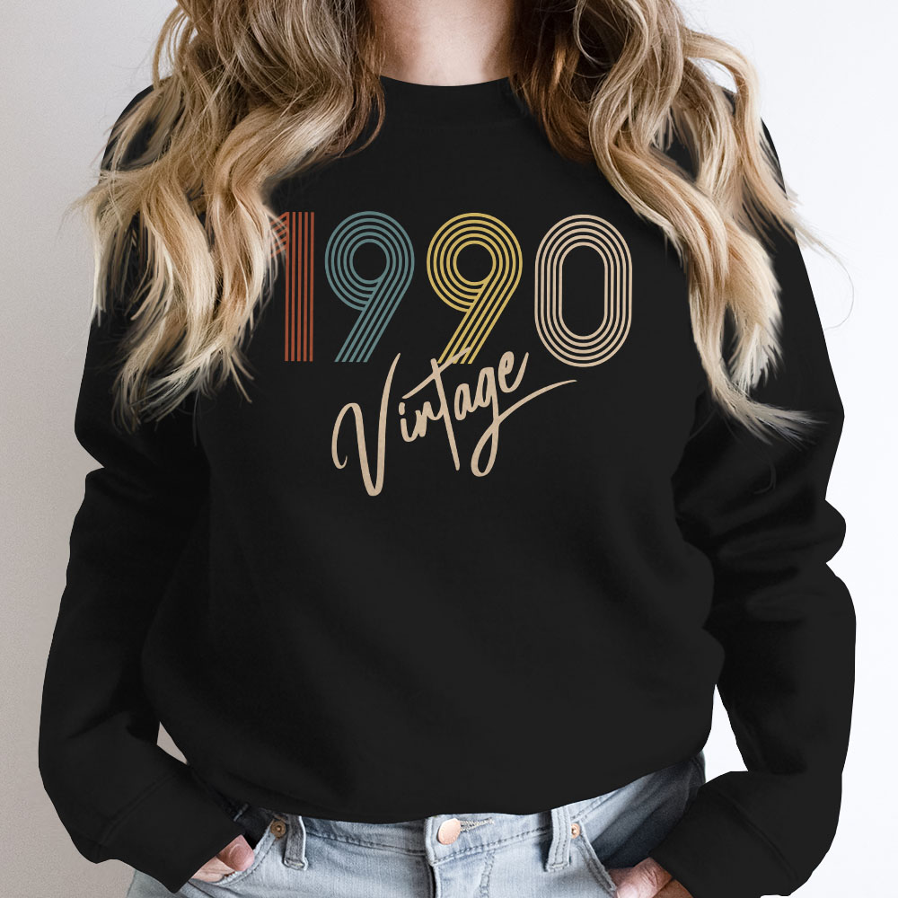 Limited Vintage 1990 Birthday Sweatshirt