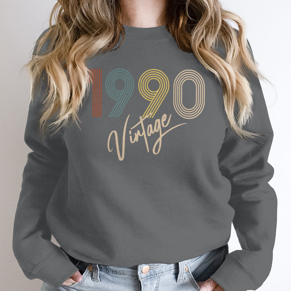 Limited Vintage 1990 Birthday Sweatshirt
