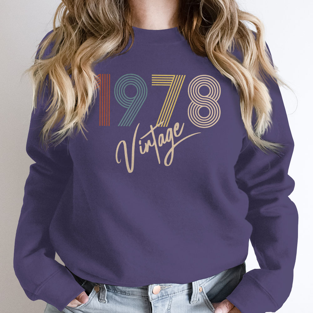 Limited Vintage 1978 Birthday Sweatshirt