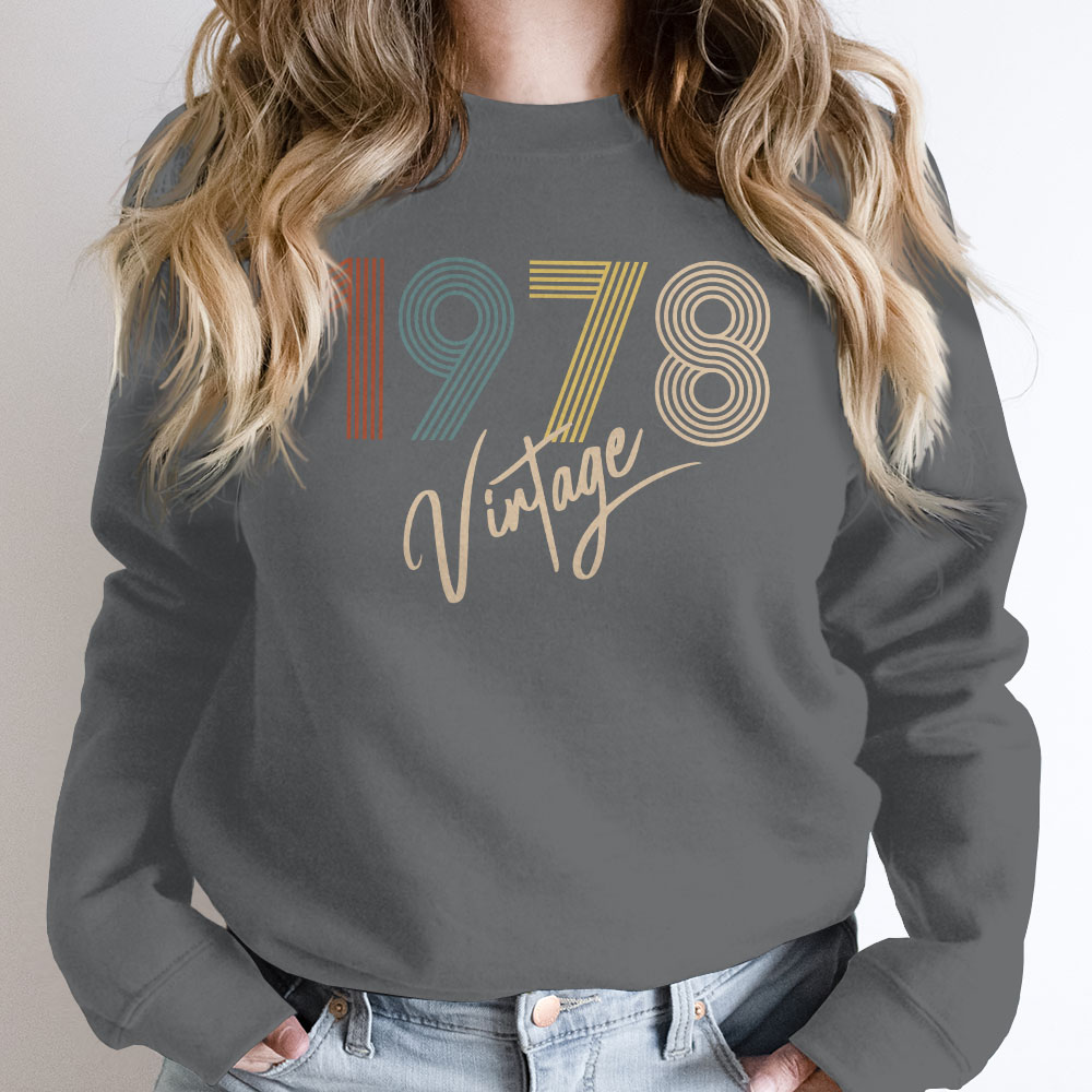 Limited Vintage 1978 Birthday Sweatshirt