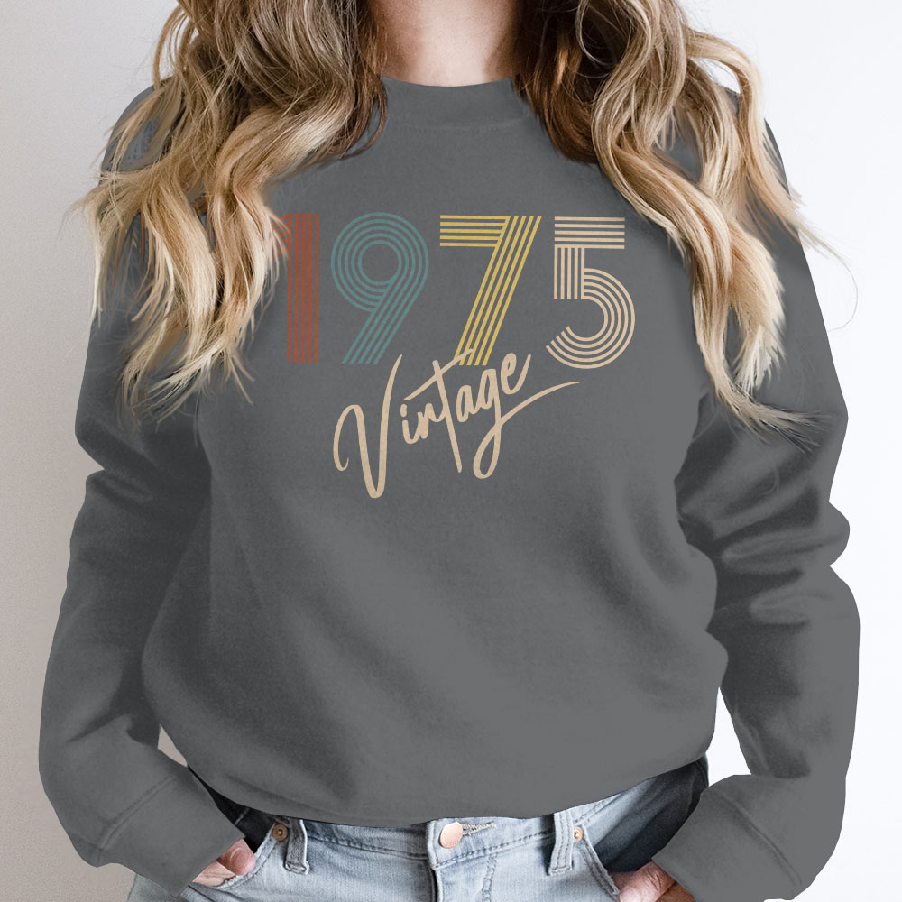 Limited Vintage 1975 Birthday Sweatshirt