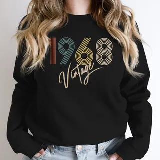 Limited Vintage 1968 Birthday Sweatshirt