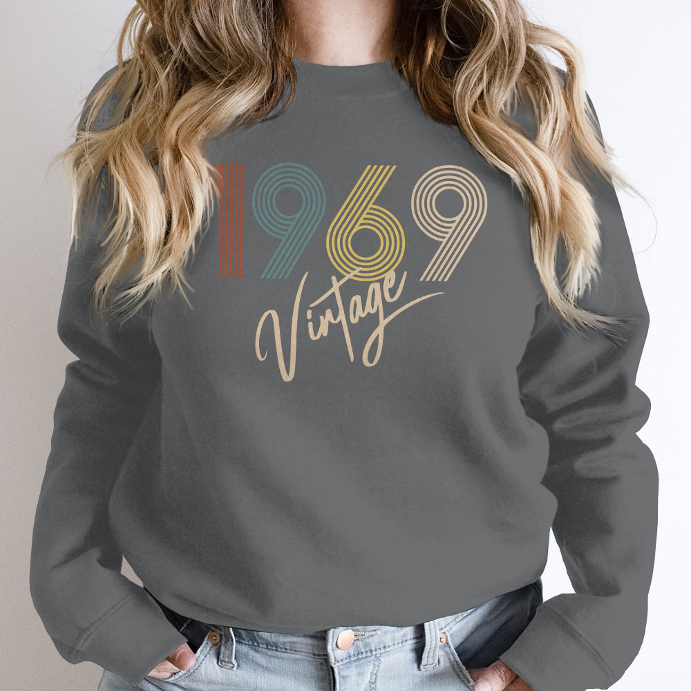 Limited Vintage 1969 Birthday Sweatshirt