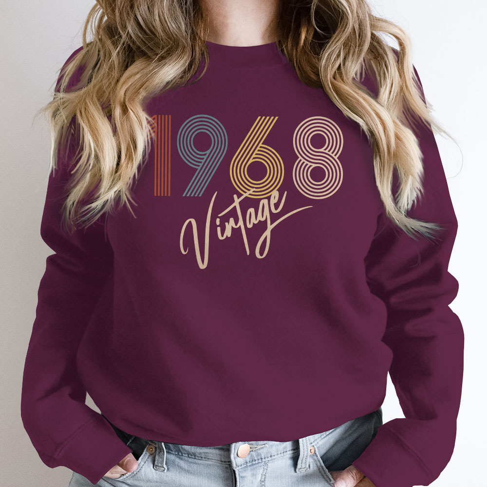 Limited Vintage 1968 Birthday Sweatshirt