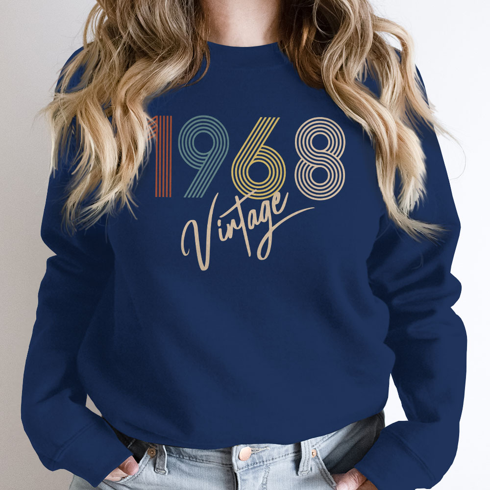 Limited Vintage 1968 Birthday Sweatshirt