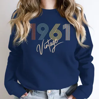 Limited Vintage 1961 Birthday Sweatshirt – alternate