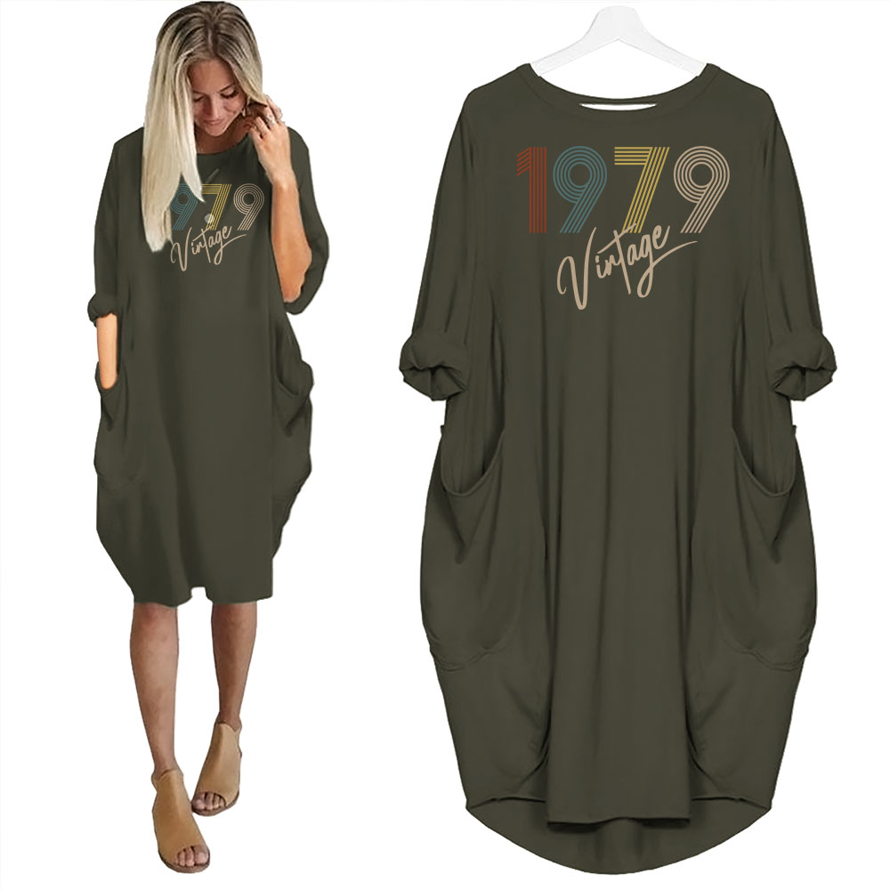 Limited Vintage Nightgown 1979 Birthday Pocket Dress