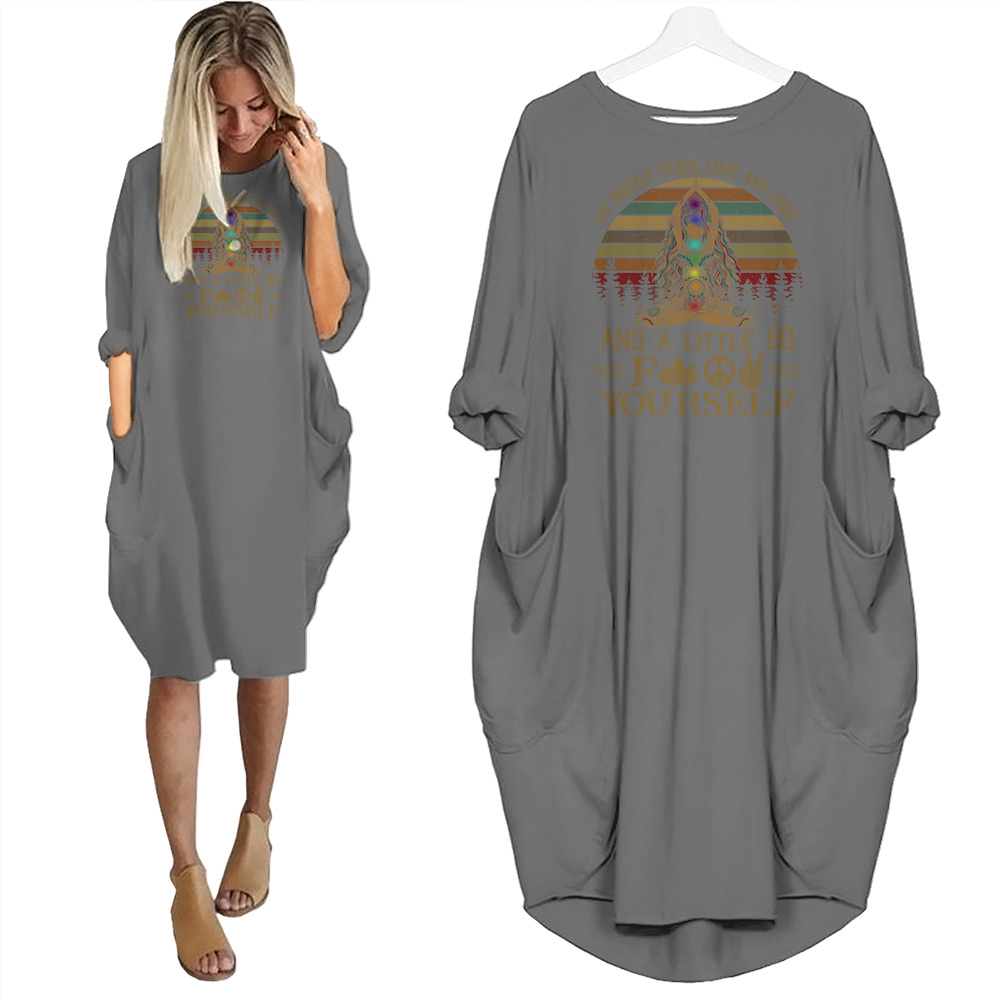 Mostly Peace Love And Light Nightgown