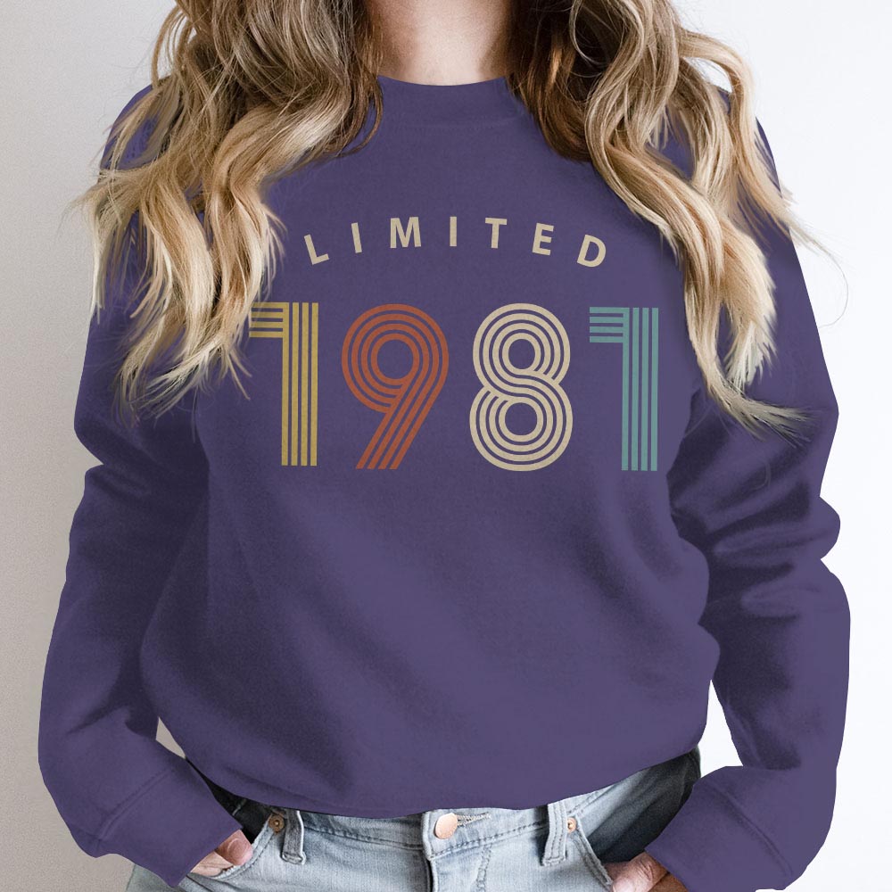 Limited Birthday 1981 Birthday Sweatshirt