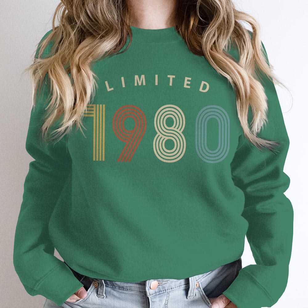 Limited Birthday 1980 Birthday Sweatshirt