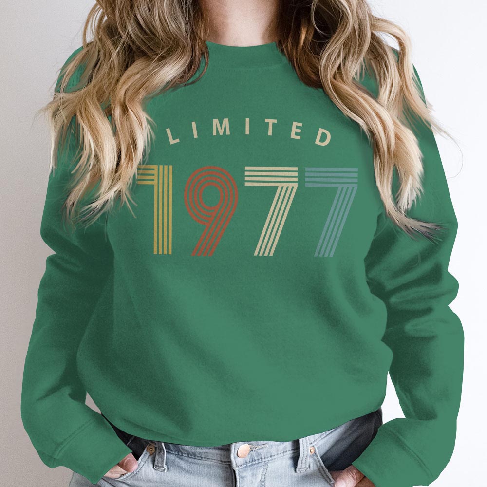 Limited Birthday 1977 Birthday Sweatshirt