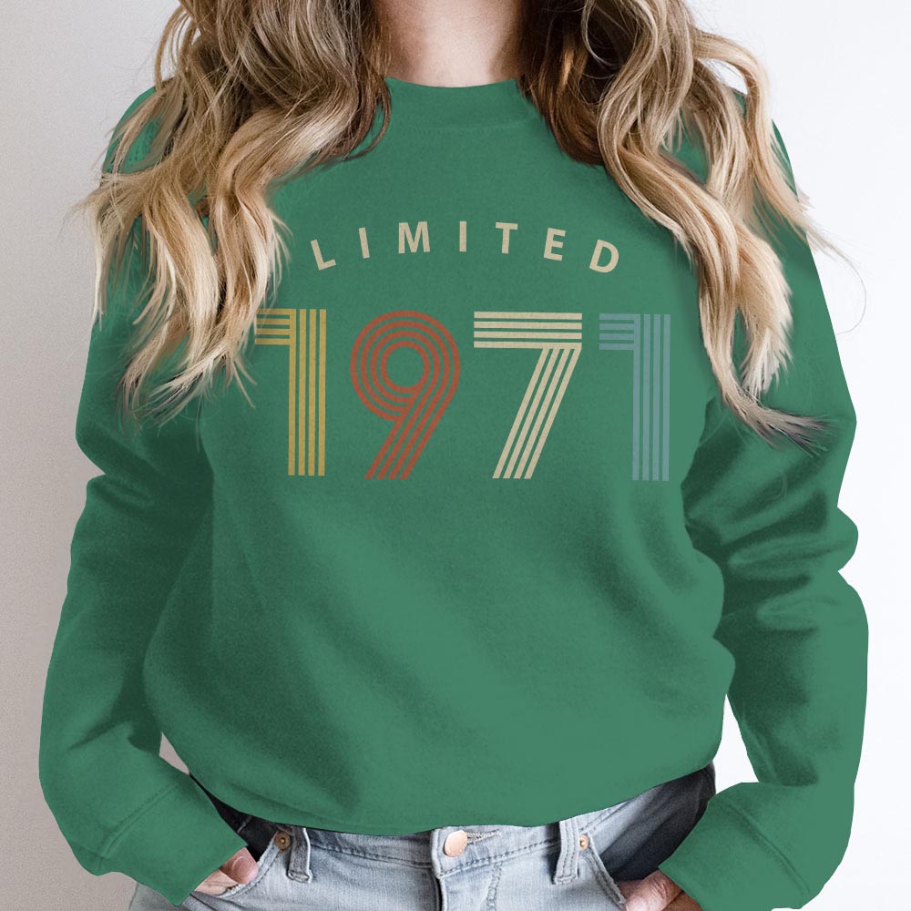 Limited Birthday 1971 Birthday Sweatshirt