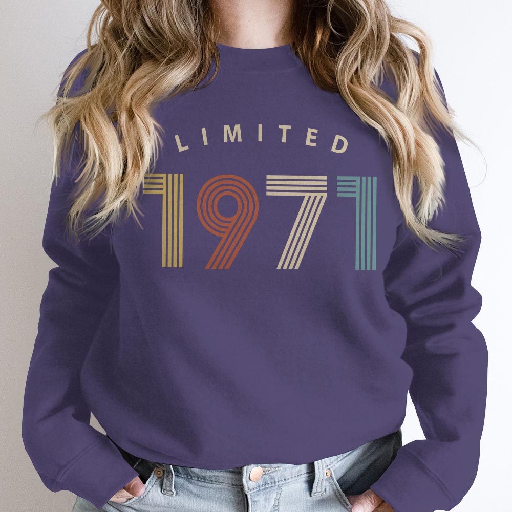 Limited Birthday 1971 Birthday Sweatshirt
