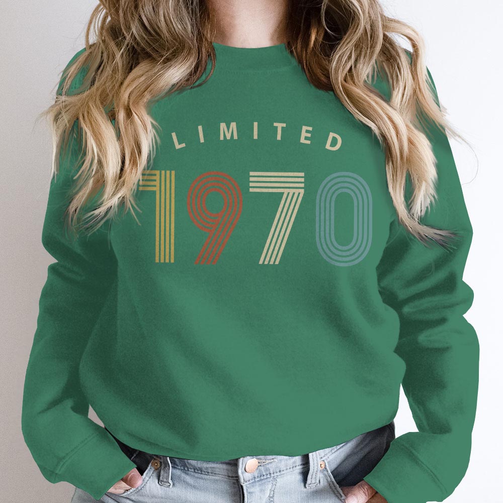 Limited Birthday 1970 Birthday Sweatshirt