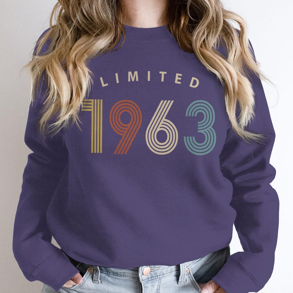 Limited Birthday 1963 Birthday Sweatshirt