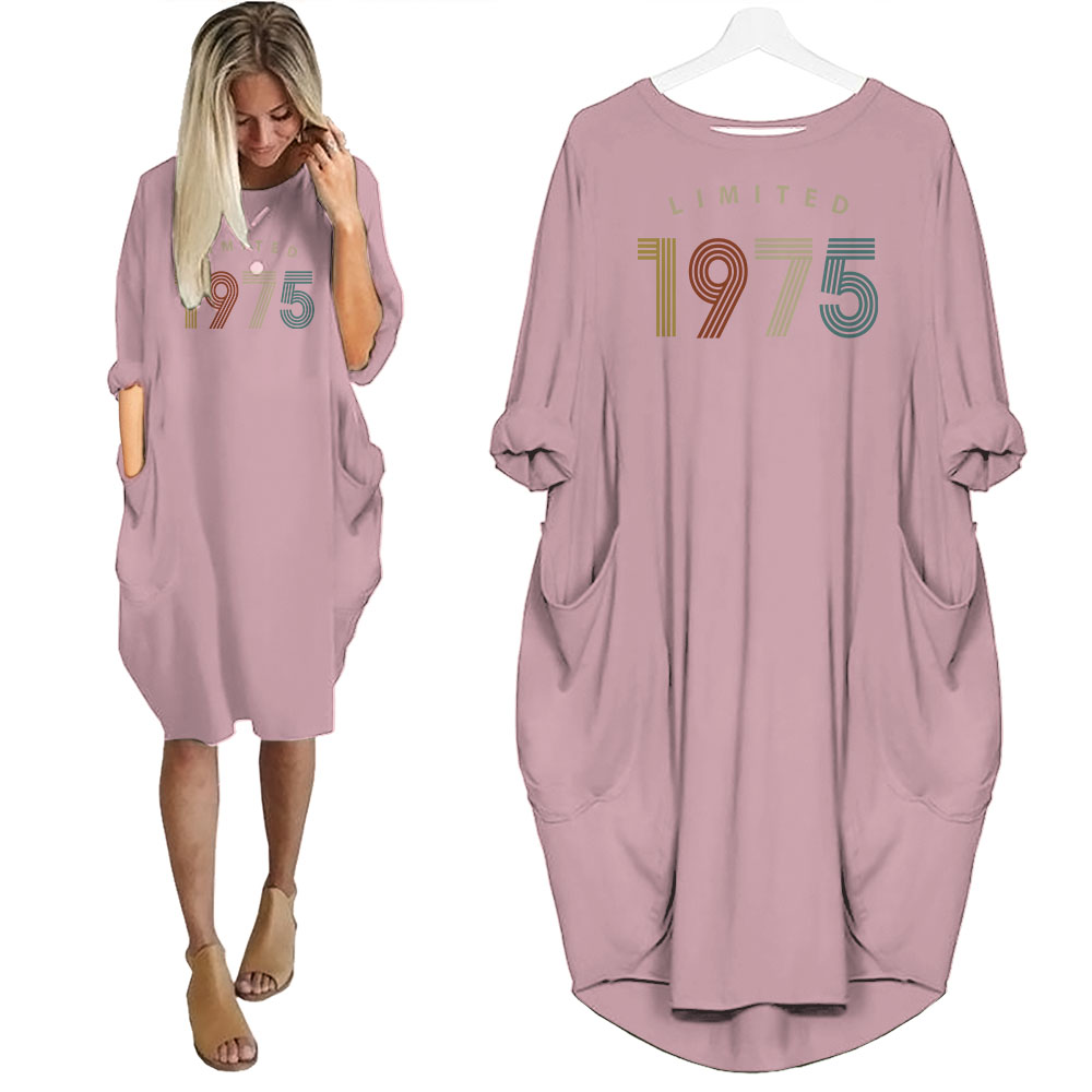 Limited Nightgown 1975 Birthday Pocket Dress